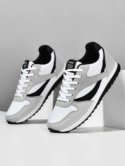 男女通用时尚运动鞋，系带平底休闲鞋，学生运动鞋，适合日常通勤、步行、室内健身训练，多功能运动鞋