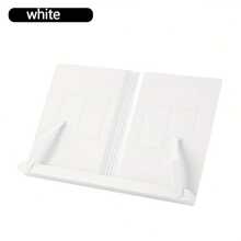 Estantería de lectura multifuncional, soporte de libro con clip de lectura, soporte de lectura, soporte para cuaderno, soporte de escritorio universal, soporte de lectura vertical para estudiantes - Ver 12