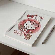 SANRIO 【系列畅销】螺旋笔记本，1本随机发货，便携简约设计，多种颜色可选 - 日常办公的理想之选 - 多色 - 查看 5