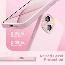 Magnetic For IPhone Case , Compatible With MagSafe, [Soft Anti-Scratch Microfiber Lining], Slim Liquid Silicone Shockproof Protective Phone Case - Lilac Purple - View 7