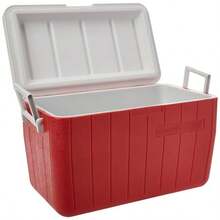 Coleman ielera Rígida 45L Color Rojo Ciller Mantiene el ielo de Fácil Limpieza Fácil de Transportar - Rojo - Ver 3