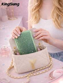 Kingsung Glitter Clear Kindle Case, Cute Sparkly Protective Cover For Women, Slim Transparent Kindle Paperwhite Case, Compatible With Kindle 11th Gen 2022, Kindle 11th Gen 2024-6inch, Kindle Paperwhite 11th Gen 2021 - Multicolor - View 6