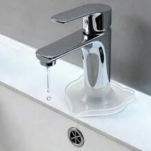 Tấm lót chống bắn nước bằng silicon nhỏ gọn cho vòi rửa chén nhà bếp, tấm chắn chuyển hướng nước bắn ra khỏi vòi (Màu trắng, 2 cái) - Nhiều màu - Xem 9