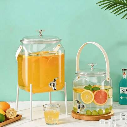 Bộ 6 bình đựng nước lạnh có vòi, bình đựng đồ uống, bình nước chanh/trà trái cây, bình nước ép, bình pha chế.