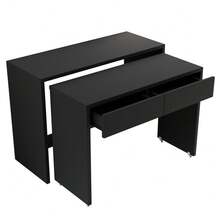 Home Office Desks - Black + Particle Board - View 7