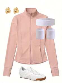 ADD MODA REF ZT010 JAQUETA PROTETORA UV PARA FEMININA - Fúcsia - Visão 9
