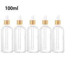 1/5pcs (5ml-100ml) White Transparent Glass Dropper Bottles, Tincture Bottles With Glass Droppers, Suitable For Essential Oils, Aromatherapy, Perfume, Laboratory, Pharmacy, Liquids, Travel, Glass Bottles With Glass Droppers - White Bottle - View 19