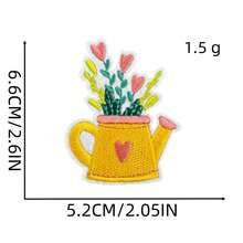 1 件彩色刺绣蜜蜂花朵贴片，夏季服装刺绣装饰。 - 夏日布貼 - 查看 6