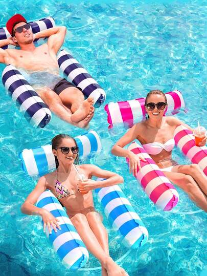 Pool Floats, Inflatable Pool Floats Hammock, Swimming Pool Float Adult Inflatable Water Hammock,Multi-Purpose Pool Hammock For Adults Vacation