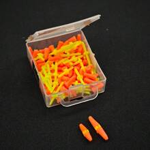 Avlcoaky 40 cái/hộp Nút chặn phao câu cá, Nút chặn phao cần câu, Dụng cụ câu cá, Phụ kiện nút chặn phao câu cá - Nhiều màu - Xem 4
