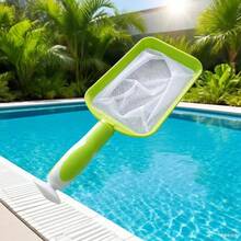 Red de limpieza de piscinas portátil verde: ergonómico y malla duradera para limpieza de algas/estanques JXHK - K-1024 - Ver 3