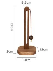 1/2 chiếc giá đựng giấy vệ sinh bằng gỗ hồng mộc, kiểu để bàn, giá đựng cuộn giấy vệ sinh, hộp đựng giấy vệ sinh dạng đứng, thích hợp cho nhà bếp và phòng tắm. - Nhiều màu - Xem 8