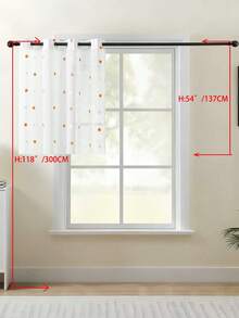 Bộ 1/2 rèm voan thêu cổ điển châu Âu, màu trắng trong suốt, thích hợp cho phòng ngủ, ban công, phòng khách. Rèm cửa sang trọng, rèm ren trắng thanh lịch với họa tiết thêu lá tinh tế, rèm polyester cản sáng cho phòng khách, phòng ngủ, văn phòng và nhiều nơi khác - Có thể giặt máy, rèm trang trí phòng ngủ. - Nhiều màu - Xem 27