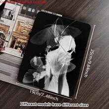 1 "Life Goes On" Black & White Butterfly Print Piece Protective Tablet Case Folio Table Case With Pen Holder Compatible With IPad 10.9/10.2/ Air 5th Gen/Pro11/10th/9.7/Air 2/ (7th Gen)/ (8th Gen)/ Air 4/5/ Pro 11/ 10th Generation 10.9-Inch 2022 Smart Case/ Air 13(M3 2025)/ Air 11(M3 2025)/ Air 11(M3 2025)/ 11(A16 2025)/Compatible With Galaxy Tab S10+/S9/A9,Compatible With Xiaomi5/5PR/6/6PRO/7/7PRO - Multicolor - View 6