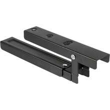 2 cái (1 cặp) Giá đỡ kệ lò vi sóng có thể gập lại - Giá đỡ gắn tường có thể điều chỉnh cho nhà bếp Màu đen trắng - Có thể gập lại - Xem 6