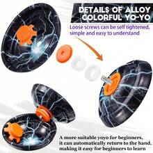 4pcs/Set Five Piece Durable Metal Spinning Top With Detachable String - Beginner-Friendly, High-Speed Spinning Top In Assorted Random Colors, Perfect For Outdoor Play And Cool Tricks. - Multicolor - View 7