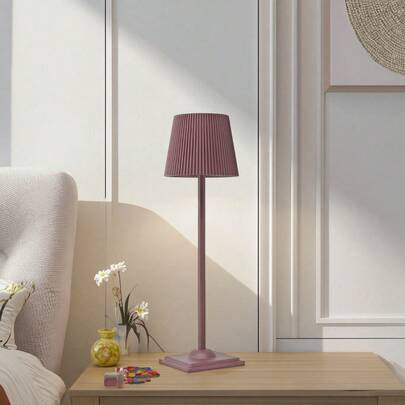 Modern Touch-Control Dimmable Table Lamp With USB Power Supply, 1800mAh Rechargeable Lithium Battery, Downlighting For Various Room Types, Cord Included