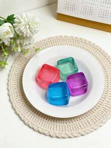 POKOJA LAND Large Ice Cube Maltose Squishy Toy,Texture Squishable, Anxiety Relief Fidget Toy For Adults - Multicolor - View 2