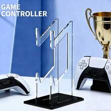 New Handle Acrylic Bracket Game Display Stand Double-Layer PS4PS5 Universal Storage Peripherals Desktop Display - Multicolor - View 4