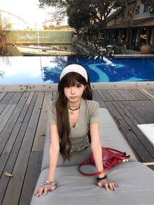 Women Tops - Grey - View 10