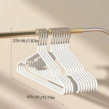 Thickened Non-Slip Clothes Hanger Dry Wet Dual-Use Sturdy Garment Storage Organizer For Closet, Home Wardrobe Essentials, Anti-Slip Design Heavy Duty Coat Rack Hanger Set, Professional Grade Clothing Display Stand, Indoor Laundry Room Organization Solution, Multifunctional Apparel Keeper For All Seasons - View 6