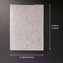 2D/3D立体压花文件夹工艺工具，适用于日记本、贺卡、纸艺装饰，图案包括水滴、气球、狗爪印、羽毛等。 - 2D - 查看 22