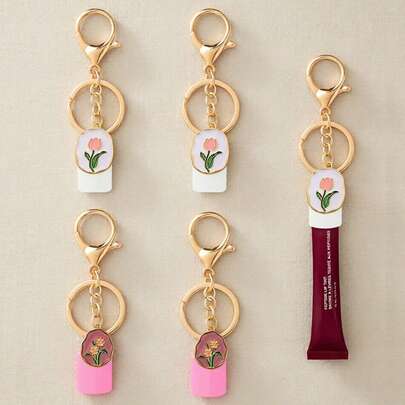 1/2 chiếc móc khóa đựng son bóng, son dưỡng môi, nắp móc khóa, hộp đựng son bóng di động, hộp đựng son dưỡng môi, móc khóa đựng son môi, phụ kiện du lịch, nắp móc khóa đựng son môi, phụ kiện đa chức năng, nắp móc khóa đựng son dưỡng môi, thiết kế nhỏ gọn, dễ dàng gắn vào chìa khóa, phụ kiện dành cho nữ, quà tặng ngày Valentine.