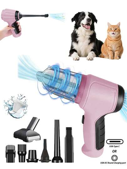 Handheld Vacuum Cleaner Cordless Lightweight Design For Office, Home, Kitchen, Car, Pet Hair Rechargeable Portable Vacuum Cleaner Cleans Up Pet Shedding Hair
