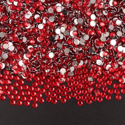 0.2cm/0.3cm/0.4cm/0.5cm フラットボトム樹脂ダイヤモンドラインストーン、模造オーストリアクリスタル、カップ、おもちゃ、靴、衣類、アクセサリーのDIYに