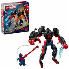 LEGO Marvel Miles Morales Mech gegen Spinne-Man 2099 Bausets für Jungen & Mädchen - beweglicher Super-Helden-Mech & 2 Marvel Minifiguren für Kinder & Fans, ab 6 Jahren - Geburtstagsgeschenkidee - 76337 - Verschiedenfarbig - Übersicht 22