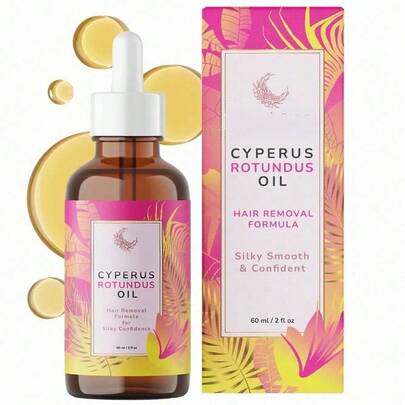 Cyperus Rotundus Hair Removal Oil, Evens Skin Tone, Tightens Pores, And Moisturizes, Suitable For All Skin Types, Moisturizing Care