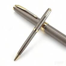 Classic Business Ballpoint Pen, Metal Engraved Texture Pen, Smooth Writing Ball Pen For Office, School, Signature, Gift Stationery - 699 - View 3
