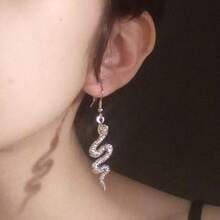10/20 Đôi bông tai mặt dây chuyền hình đầu lâu xương khô phong cách Gothic bạc, thiết kế độc đáo dành cho nữ, chất liệu hợp kim cao cấp, bền bỉ, đa năng, quà tặng trang sức độc đáo, phụ kiện đeo hàng ngày. - Hoa tai phong cách Punk - Xem 8