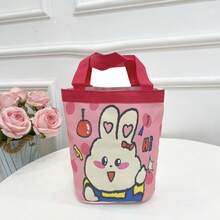 1pc Cute Cartoon Color-Blocking Handbag, Adorable Large Capacity Commuter Tote Bag, Soft And Healing Style! Foldable Portable Shopping Bag, Versatile Cute And Durable Tote Bag - Multiple Styles - View 23