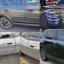 4m Universal Car Door Edge Protector, Rubber Seal U-Shape Car Door Entrance Guard Without Adhesive, Fits Most Cars, SUVs And Trucks (Red) - A - View 7