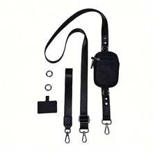 1pc Adjustable Multifunction Lanyard Strap, Suitable For All Types Of Phone Cases, ID Cards, Credit Cards, Passes, Water Bottle Holders, Bags, Minimalist Nylon, Unisex - View 14