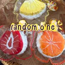 Juguete antiestrés con forma de fruta, hecho de silicona suave, diseño único, para relajación diaria, adecuado como regalo de vacaciones y cumpleaños - Multicolor - Ver 8