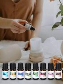 2瓶10毫升薰衣草/香草精油，天然植物精油，适用于家居香薰机、空气净化器、蜡烛、加湿器等，另有玫瑰、檀香、樱花、茉莉、柠檬、香草和海洋之梦等香型可选。 - 多色 - 查看 2