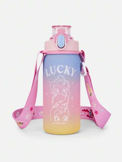 Balabala 2026 My Little Pony Portable Lightweight Water Bottle, Cute Cartoon Pattern, Easy To Carry
