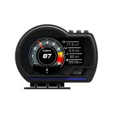OBD + GPS HUD P24 Pantalla de Cabeza Arriba (HUD) de Computadora de Automóvil OBD, Velocímetro Digital, Temperatura del Agua, Consumo de Combustible, Inclinómetro - Pantalla de visualización frontal - Ver 12