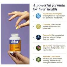 AKKA Premium Liver Cleanse Detox & Repair Superbiotic - Supports Liver Health & Function, Boosts Energy, Digestion & Metabolism With Bioavailable Pasteurized Akkermansia, Non-GMO, Gluten-Free, 60 Caps - 預設 - 查看 3