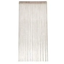 Cortina de cristal de lujo con borlas brillantes, divisor para puerta, ventana y habitación, decoración del hogar, 200x95 cm, 2020 - Oro champán - Ver 1