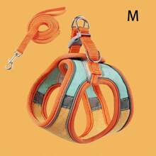 1pc/ Adjustable Rabbit Tethering Rope Set - Suitable For Various Small Animals - Orange - View 9