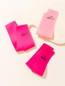 3pcs Booty Resistance Bands, Fitness Training Equipment - Pink - View 4