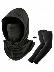 2/1 Mặt nạ trùm đầu che kín mặt, tay áo che nắng, mặt nạ chắn gió mùa hè, bảo vệ cổ, mặt nạ che nắng thoáng khí - Nhiều màu - Xem 3