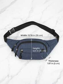 Bolsa de cintura de moda, esencial para viajes al aire libre - ¡Bolsa perfecta para teléfono para hombres! Conjunto de regalo de bolsa bandolera de viaje para hombres con bolsillo para el pecho, billetera de viaje, bolsa bandolera para hombres, bolsa para el teléfono, bolsa para correr, bolsa de cintura para hombres, bolsa de cintura para hombres, viaje de senderismo, correr, billetera portátil para teléfono (bolsillo ajustable), camping - Multicolor - Ver 5