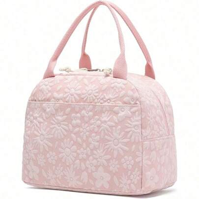 Fiambrera aislada linda para mujeres - Bolsa refrigeradora reutilizable de gran capacidad con diseño a prueba de fugas | Bolsa térmica para el almuerzo para el trabajo, picnic, oficina y viajes