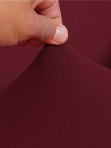 4/6/8pcs All Season Solid Color Sofa Slipcover, Suitable For Office, Living Room, Home Decor, Machine Washable - Burgundy - View 6
