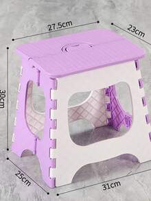 Wall-Mountable Folding Small Stool, Home Shoe-Changing Stool, Portable Outdoor Small Stool, Space-Saving And Storable, Available In Multiple Colors - Multicolor - View 20