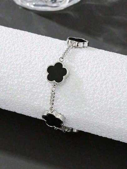 Business Fashion Design Classic Lucky Clover Men's Bracelet